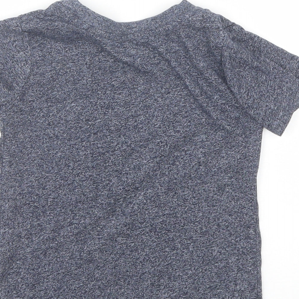 Primark Baby Blue  Cotton Basic T-Shirt Size 18-24 Months Round Neck