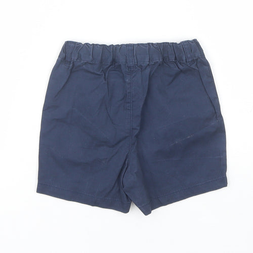 Primark Baby Blue  Cotton Cropped Trousers Size 18-24 Months