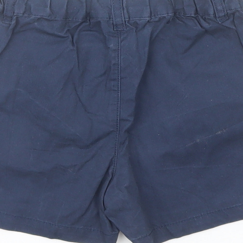 Primark Baby Blue  Cotton Cropped Trousers Size 18-24 Months