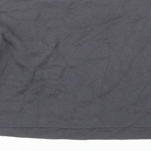 New Look Womens Grey Round Neck  Acrylic Pullover Jumper Size 8