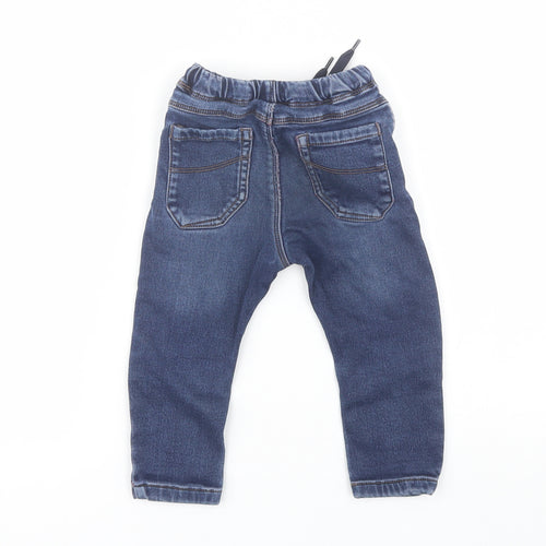 NEXT Baby Blue  Cotton Jogger Jeans Size 12-18 Months