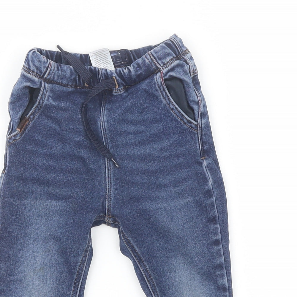 NEXT Baby Blue  Cotton Jogger Jeans Size 12-18 Months