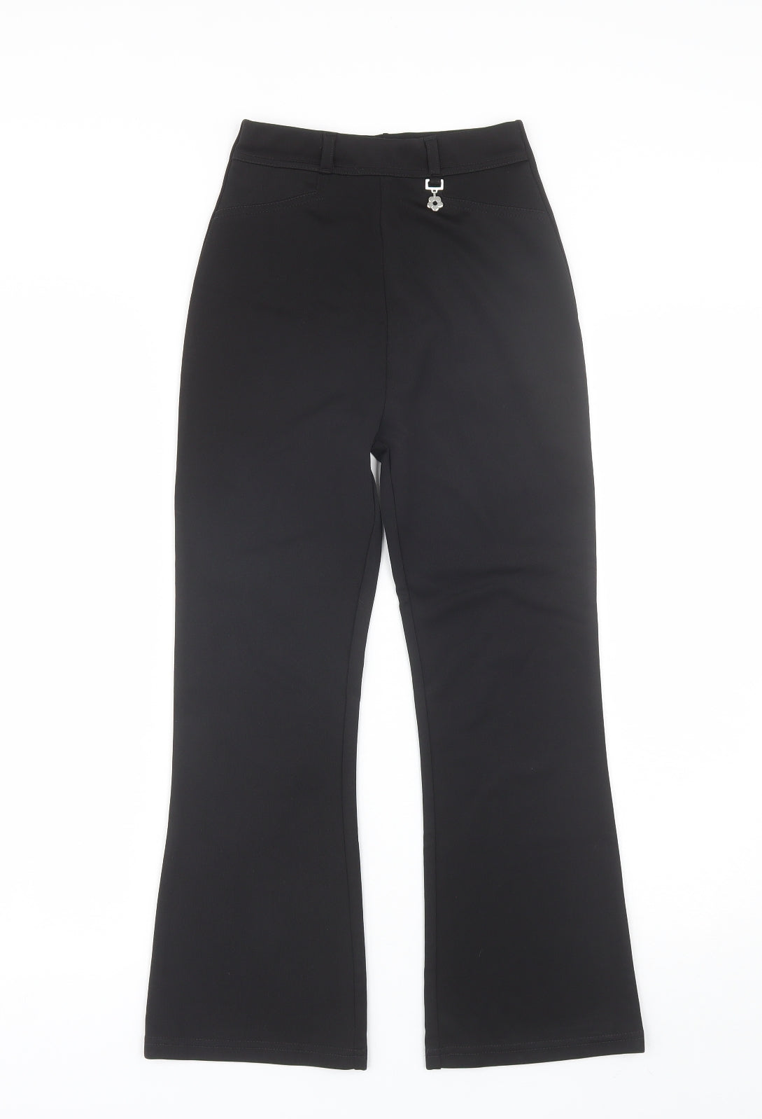 Adams Kids Girls Black  Polyester Dress Pants Trousers Size 10 Years  Regular