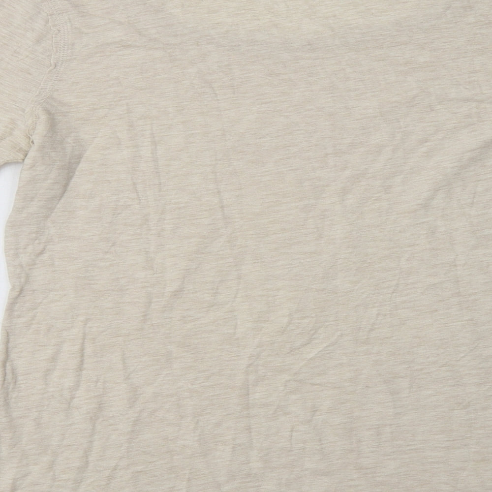 NEXT Womens Beige  Cotton Top Pyjama Top Size M