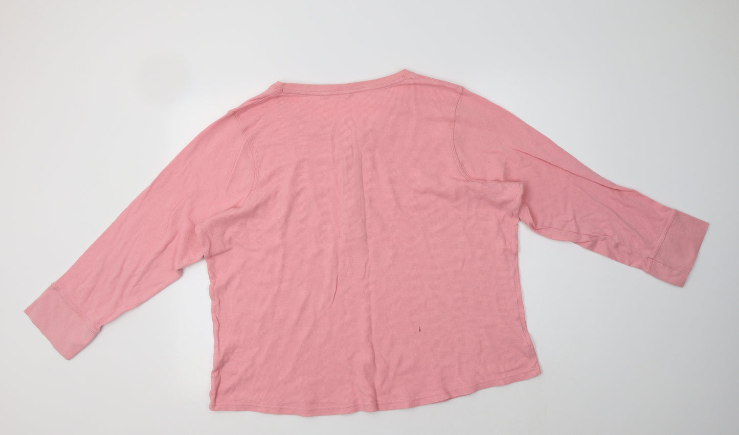George Womens Pink  Cotton Top Pyjama Top Size 20