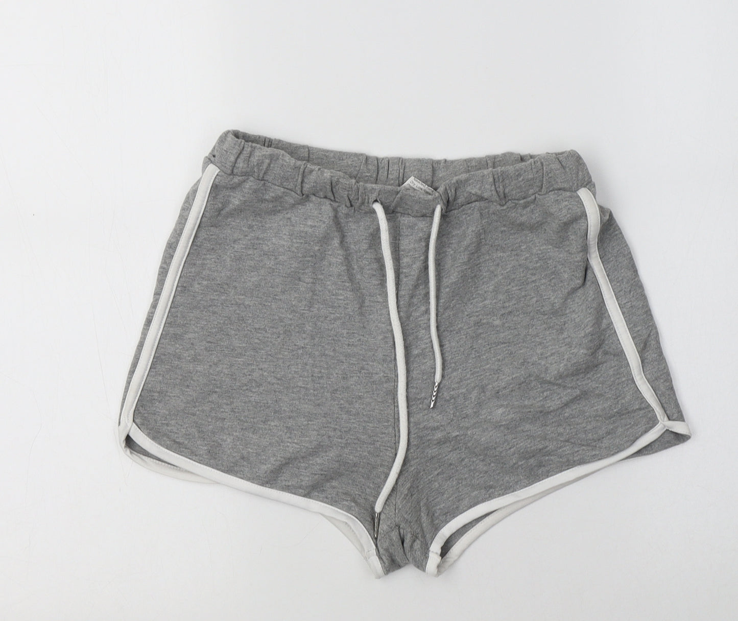 SheIn Womens Grey  Cotton Sweat Shorts Size XS L3.5 in Regular