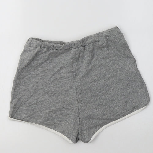 SheIn Womens Grey  Cotton Sweat Shorts Size XS L3.5 in Regular