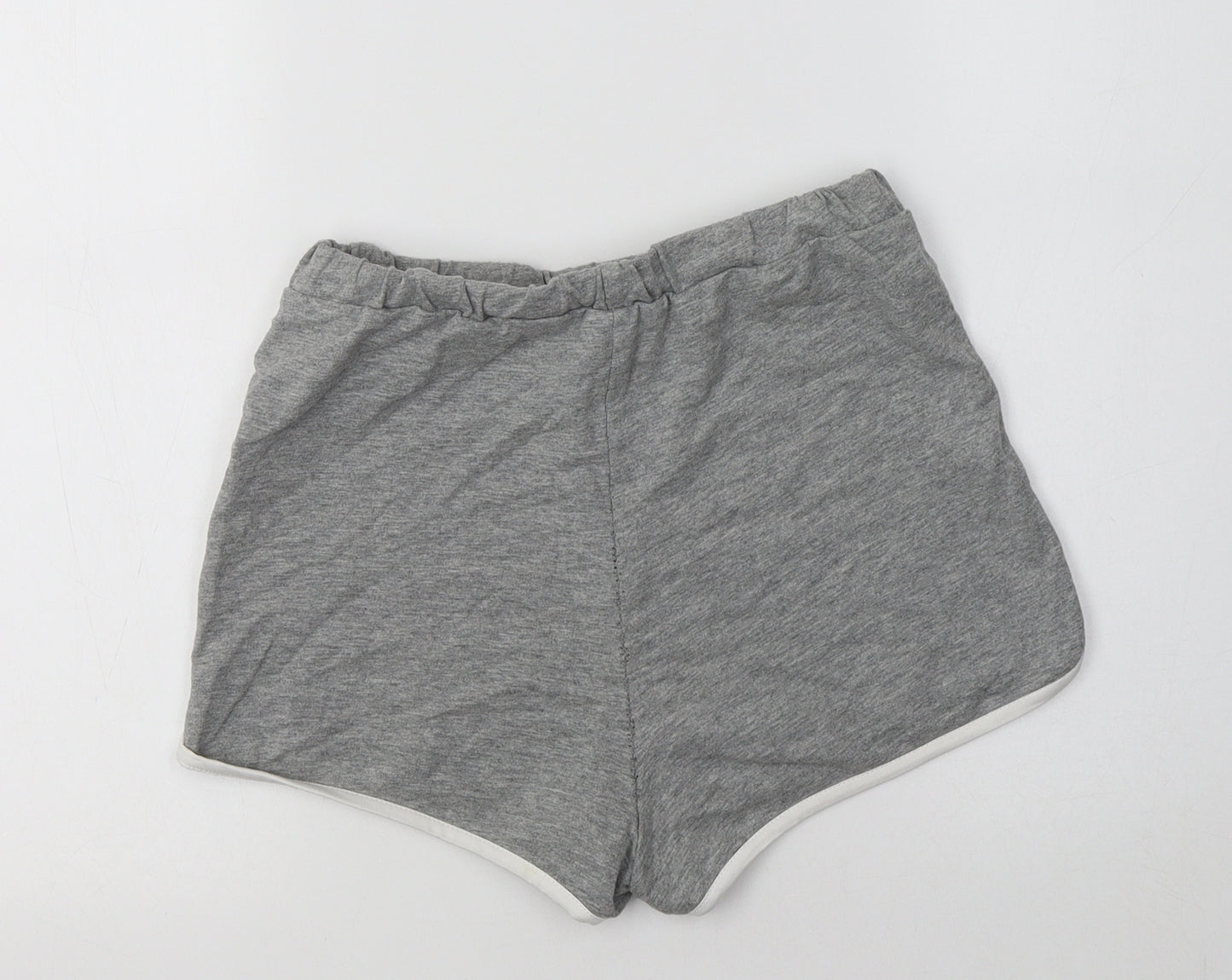 SheIn Womens Grey  Cotton Sweat Shorts Size XS L3.5 in Regular