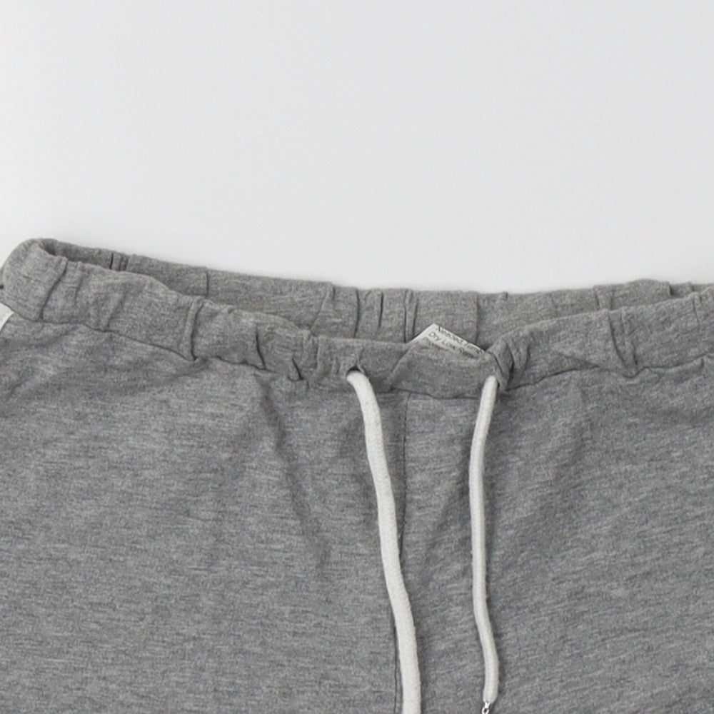 SheIn Womens Grey  Cotton Sweat Shorts Size XS L3.5 in Regular