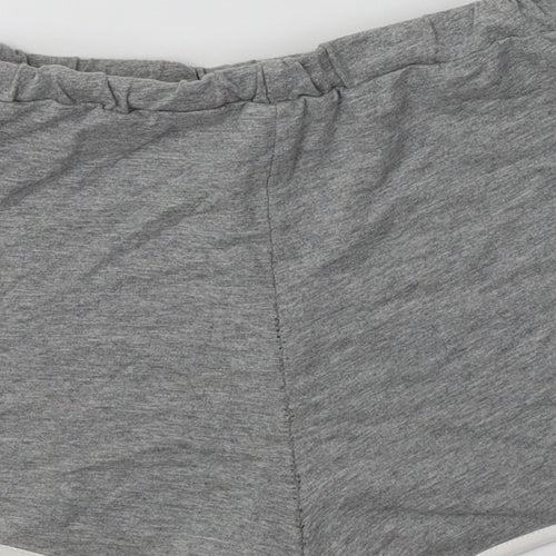 SheIn Womens Grey  Cotton Sweat Shorts Size XS L3.5 in Regular