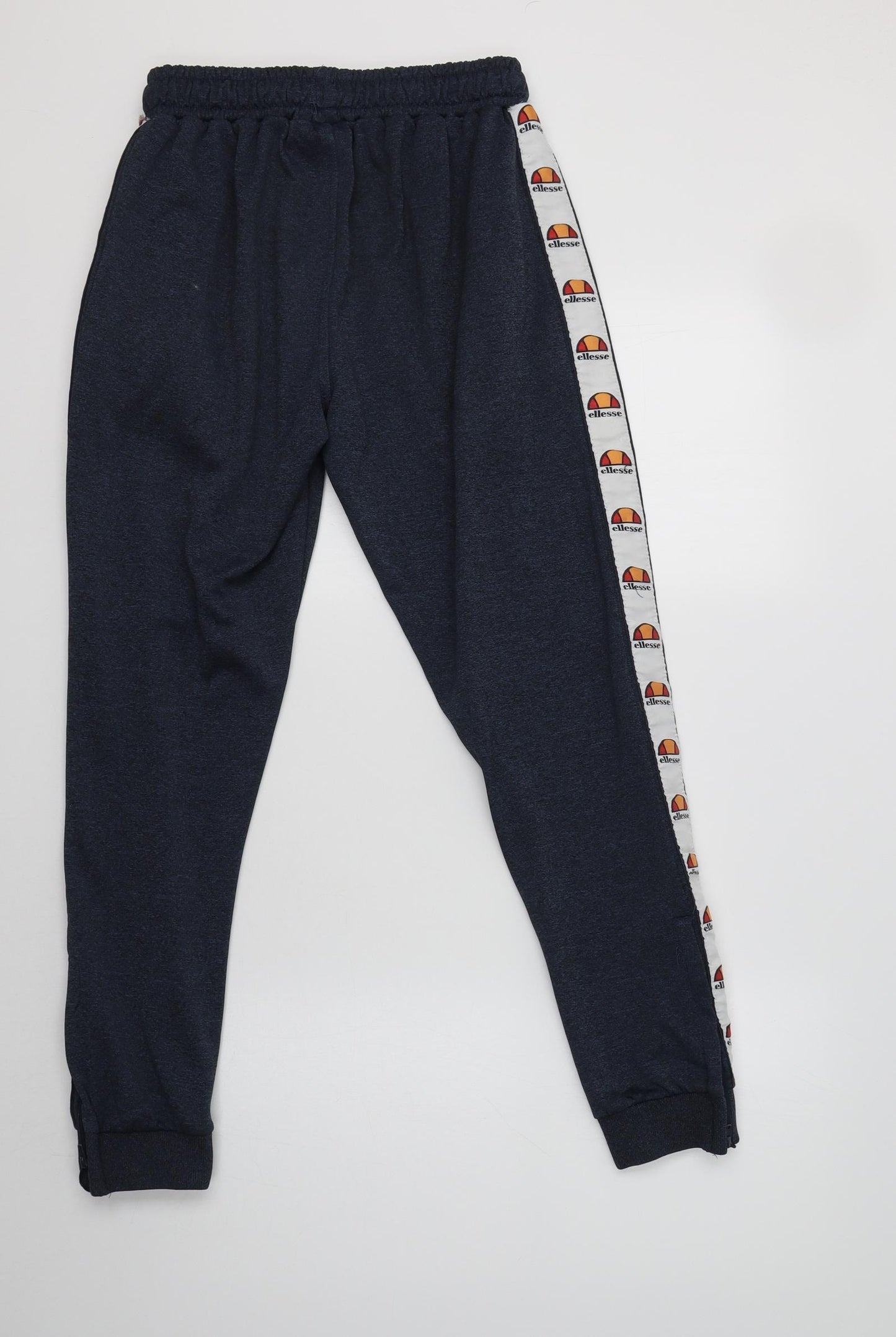 ellesse Womens Blue  Polyester Jogger Trousers Size S L27 in Regular