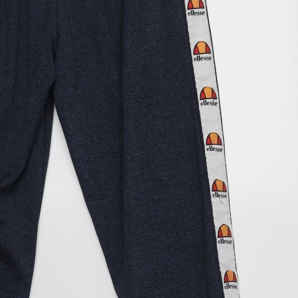 ellesse Womens Blue  Polyester Jogger Trousers Size S L27 in Regular