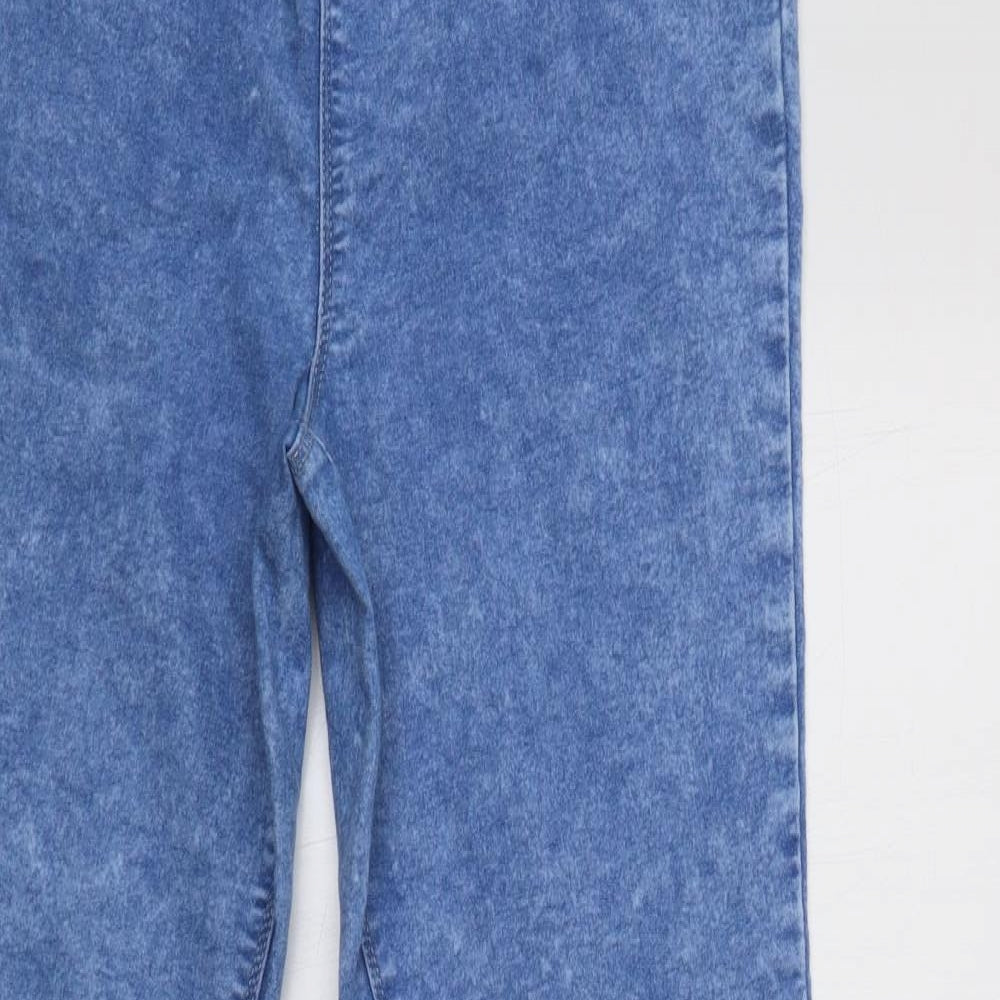 Matalan Womens Blue  Cotton Jegging Jeans Size 14 L29 in Regular
