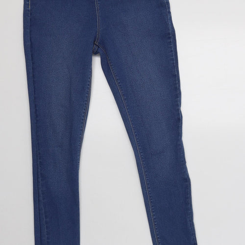 New Look Womens Blue  Cotton Jegging Jeans Size 12 L27 in Regular