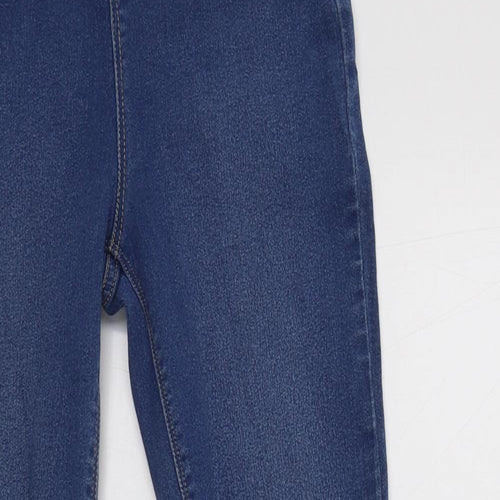New Look Womens Blue  Cotton Jegging Jeans Size 12 L27 in Regular
