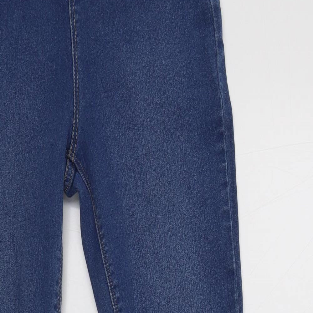 New Look Womens Blue  Cotton Jegging Jeans Size 12 L27 in Regular