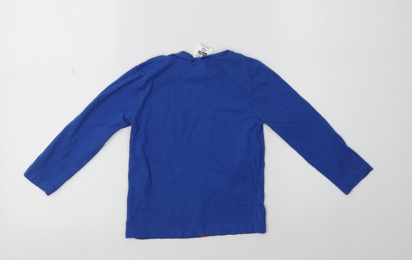 Disney Boys Blue  Cotton Basic T-Shirt Size 3 Years Crew Neck  - Toy Story