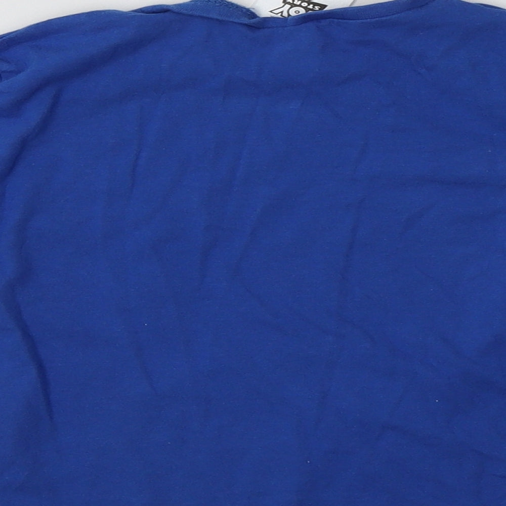Disney Boys Blue  Cotton Basic T-Shirt Size 3 Years Crew Neck  - Toy Story