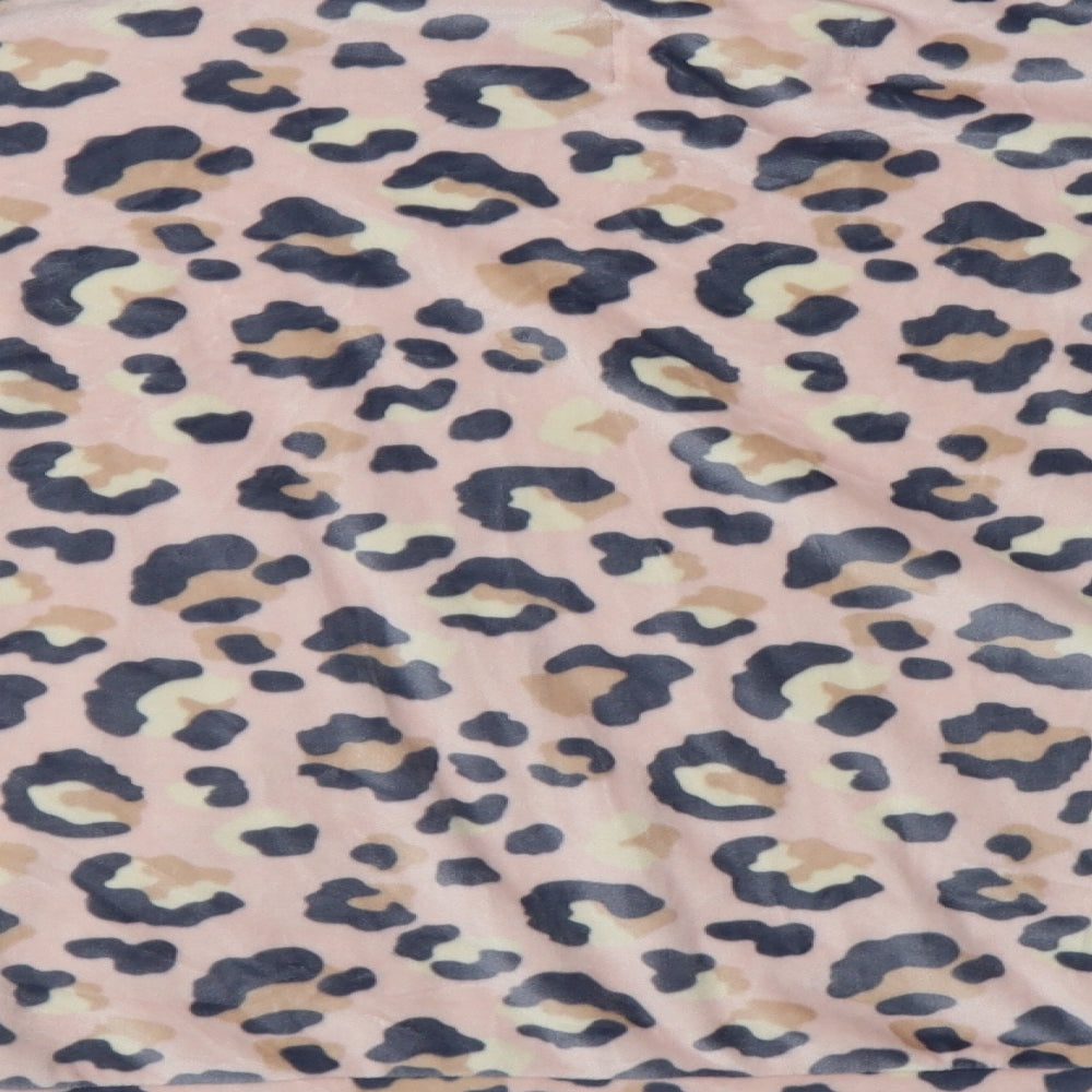 George Womens Pink Animal Print Polyester Top Lounge Set Size 10