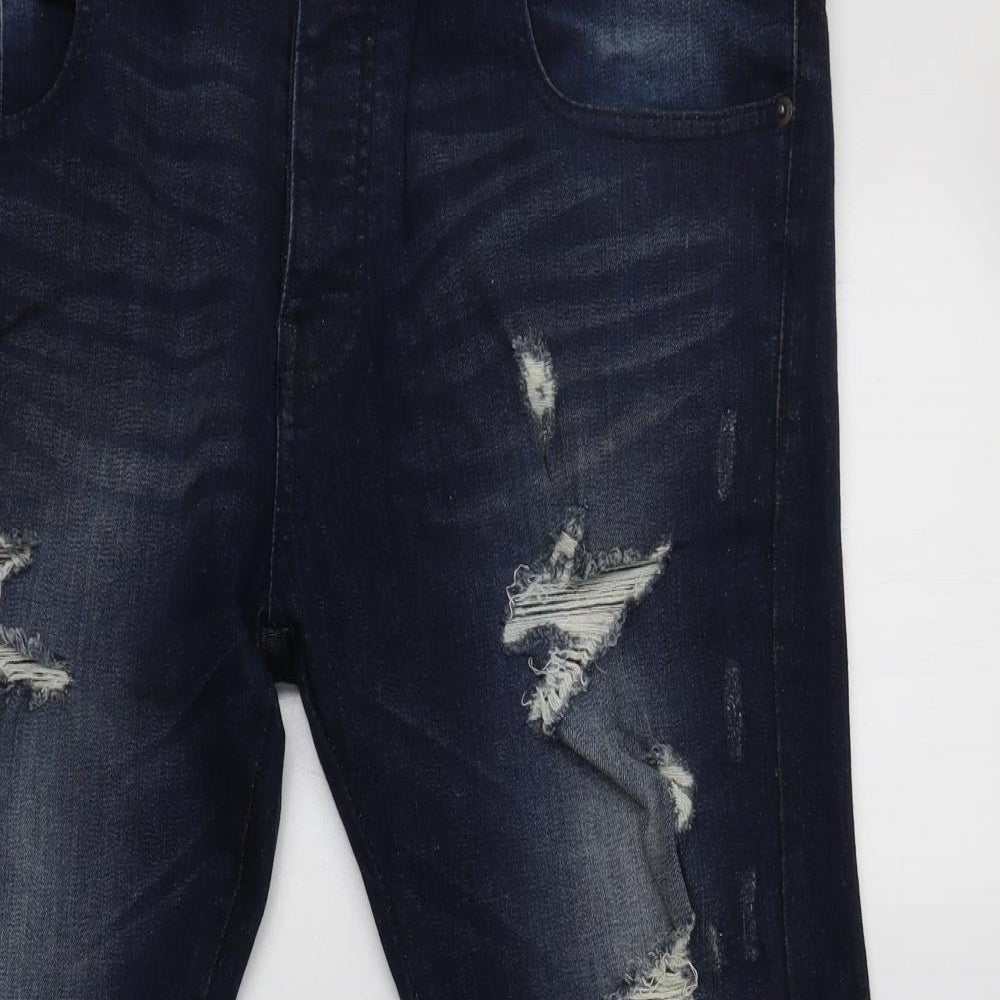 Loyalty & Faith Mens Blue  Cotton Straight Jeans Size 38 L29 in Regular