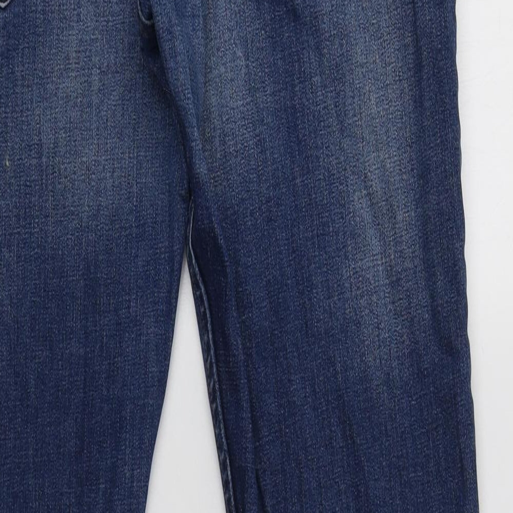 TOM TAILOR Mens Blue  Cotton Straight Jeans Size 34 L32 in Regular