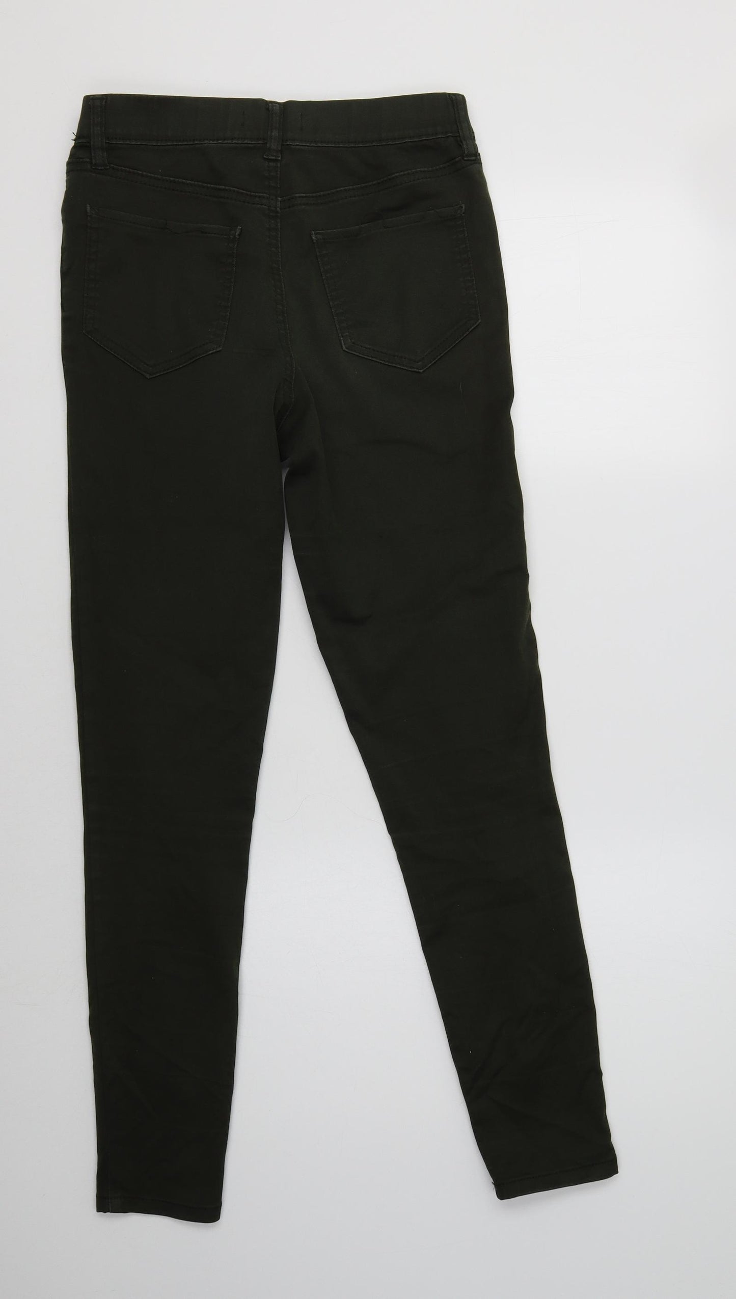 F&F Womens Green  Cotton Jegging Jeans Size 10 L30 in Regular