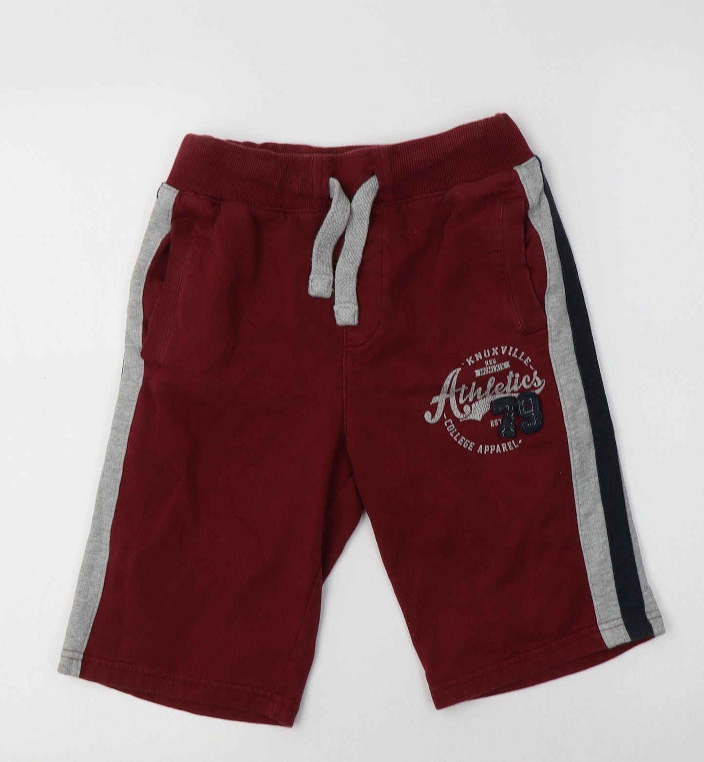 F&F Boys Red  Cotton Sweat Shorts Size 11-12 Years  Regular