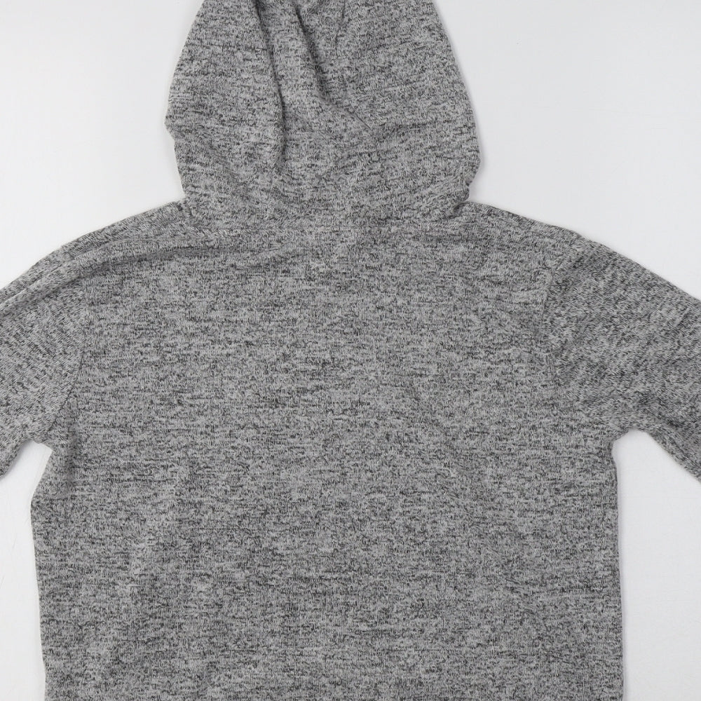 Pep & Co Girls Grey  Polyester Pullover Sweatshirt Size 8-9 Years   - New York