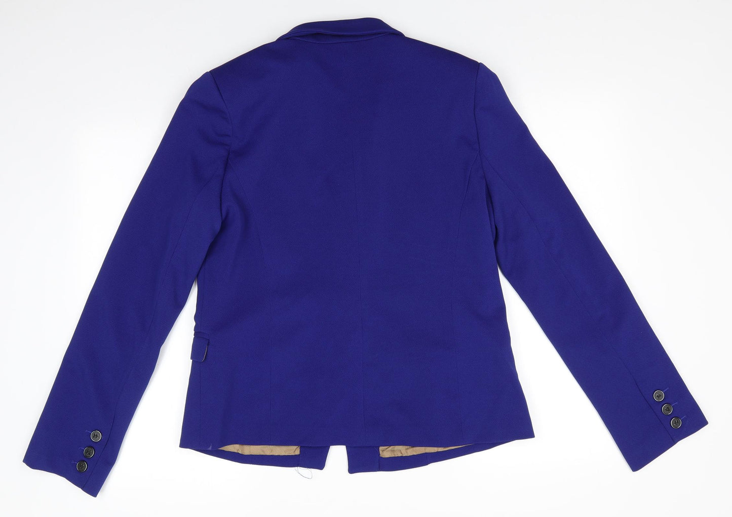 Frime Collection Womens Blue  Polyester Jacket Suit Jacket Size XL   - Mid Blue