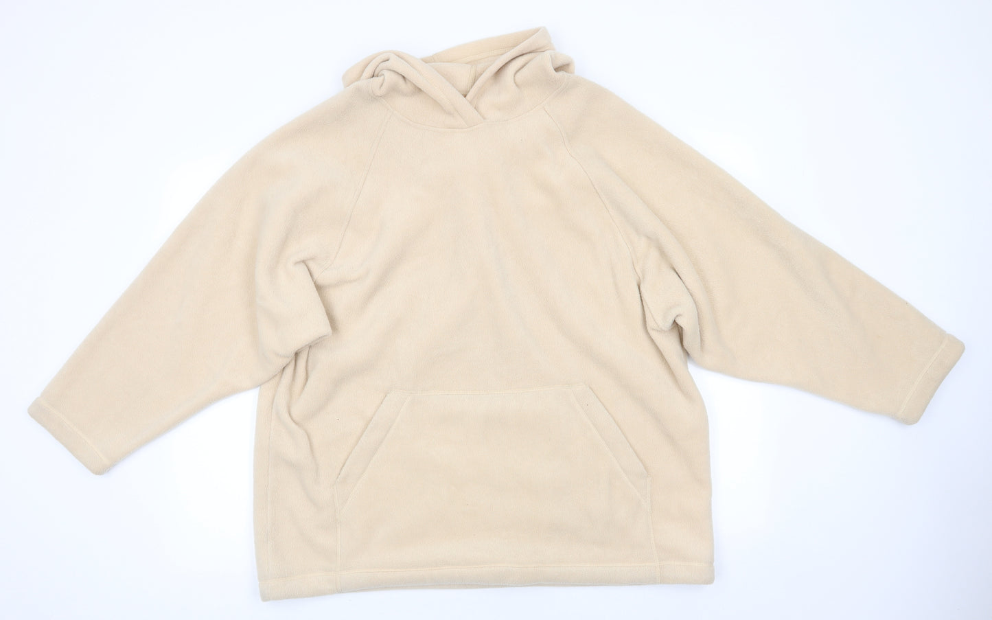BHS Womens Beige  Polyester Pullover Hoodie Size 14