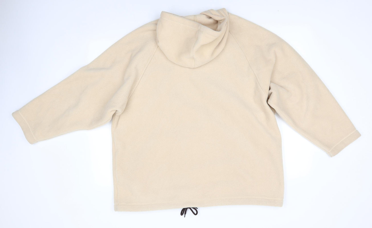 BHS Womens Beige  Polyester Pullover Hoodie Size 14