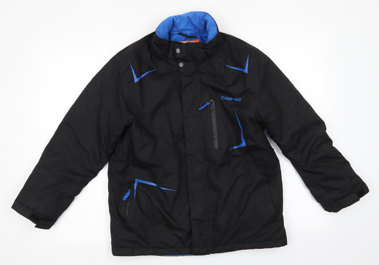 Camprio Boys Black   Anorak Coat Size 11-12 Years   - Inner elastic waist