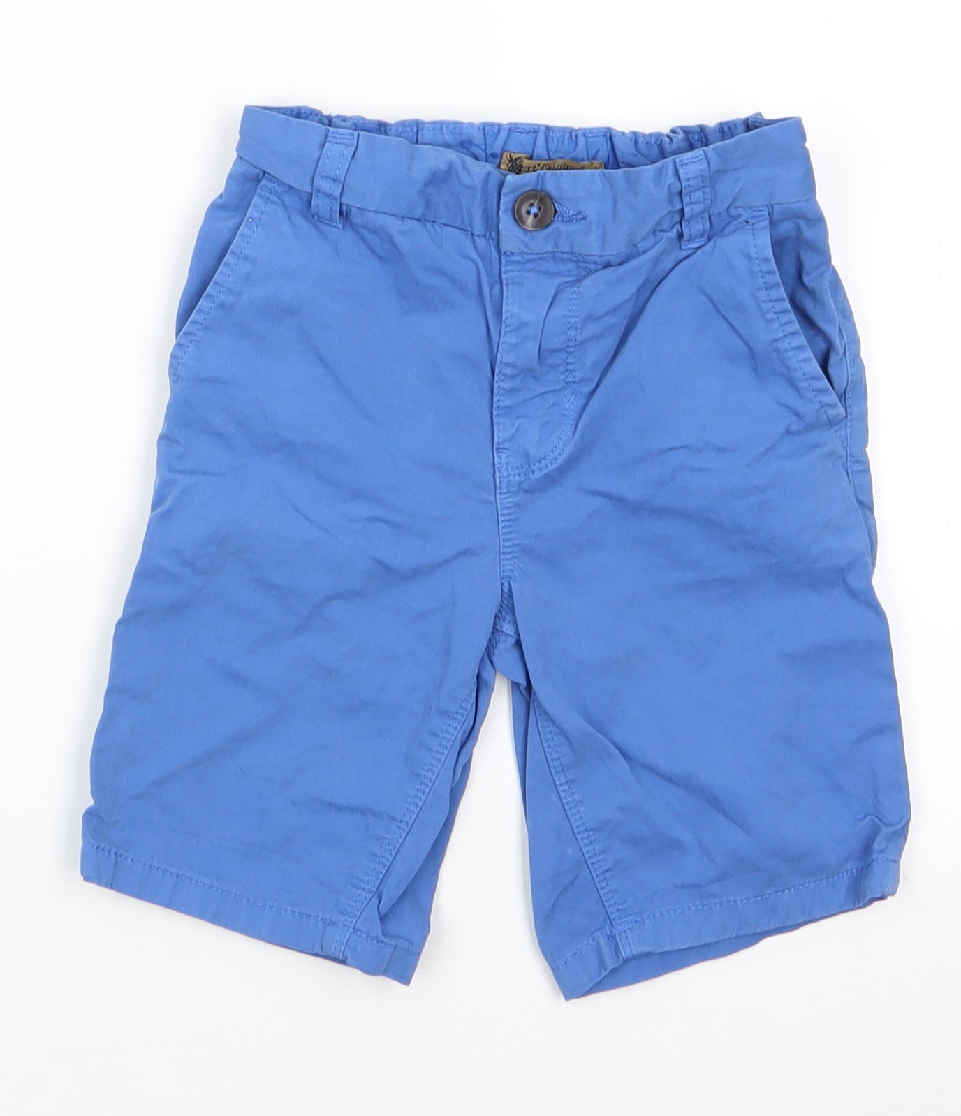 NEXT Boys Blue  Cotton Chino Shorts Size 6 Years  Regular  - Sky Blue