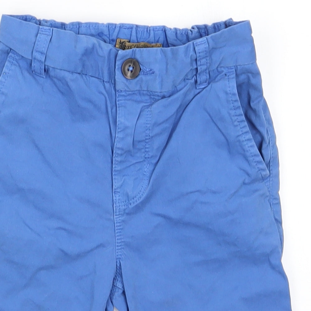 NEXT Boys Blue  Cotton Chino Shorts Size 6 Years  Regular  - Sky Blue