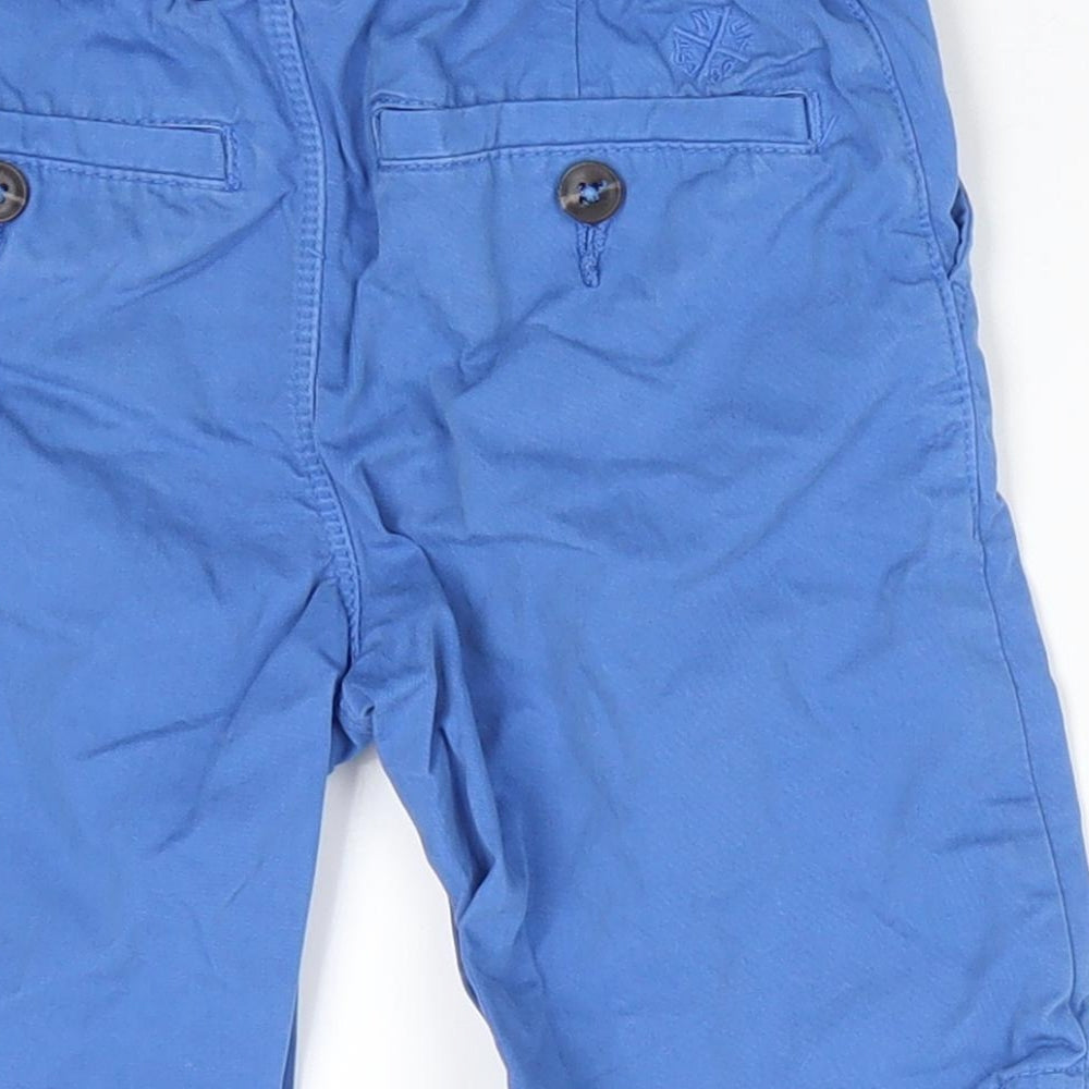 NEXT Boys Blue  Cotton Chino Shorts Size 6 Years  Regular  - Sky Blue
