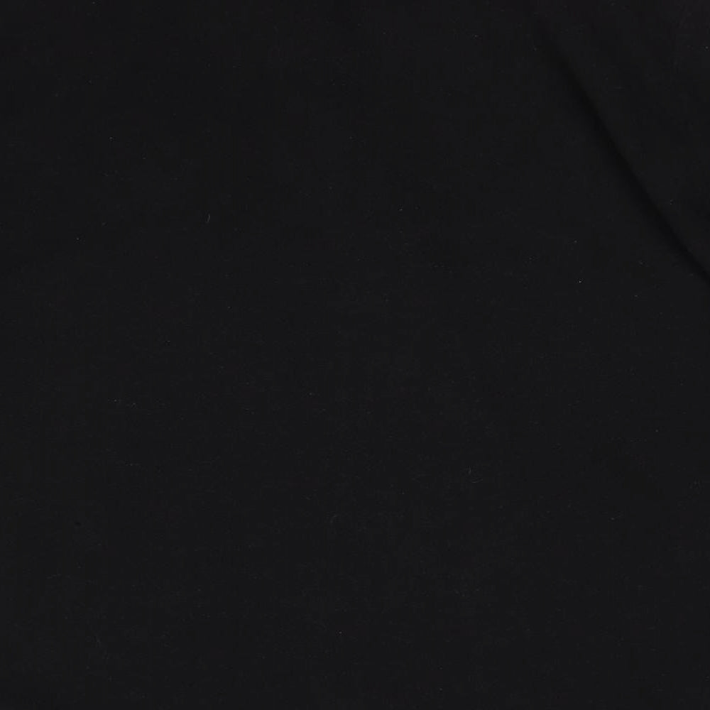 Gelert Mens Black High Neck  Polyester Henley Jumper Size M