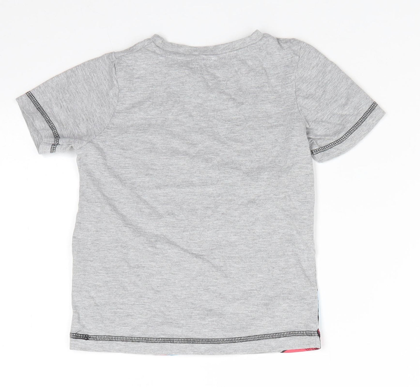 Marvel at George Boys Grey  Cotton Basic T-Shirt Size 3-4 Years Round Neck  - Marvel Heros