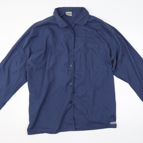 Primark Mens Blue  Cotton  Button-Up Size XL Collared Button