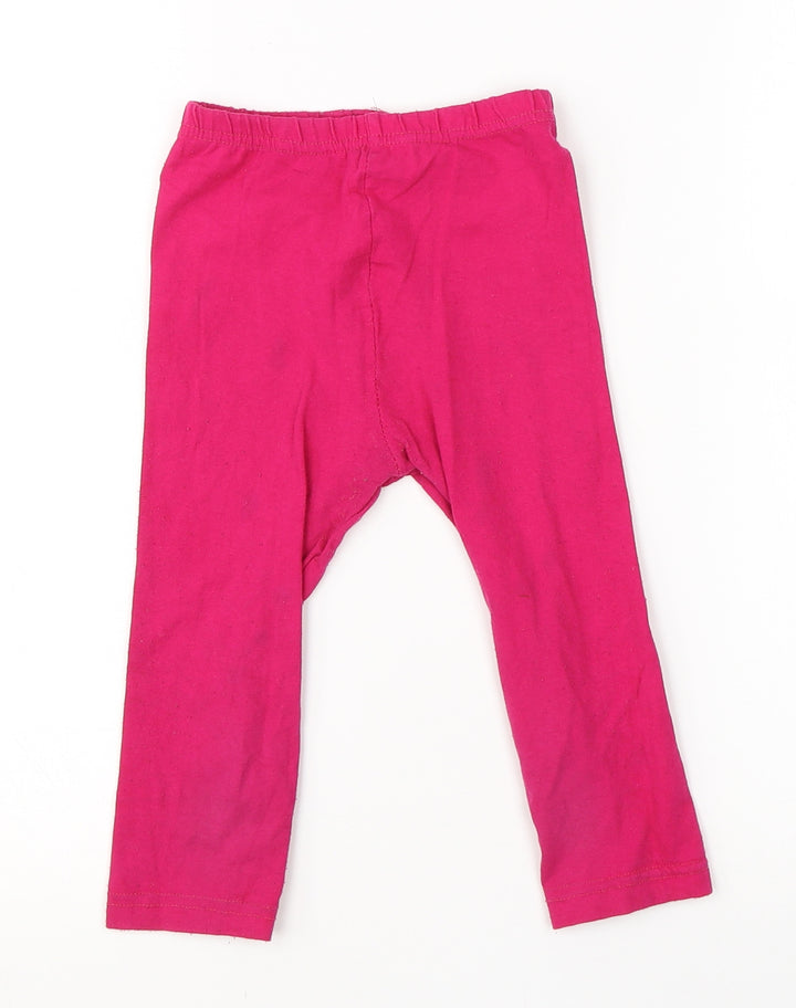 Futuro Girls Pink Cotton Jogger Trousers Size 7-8 Years Regular