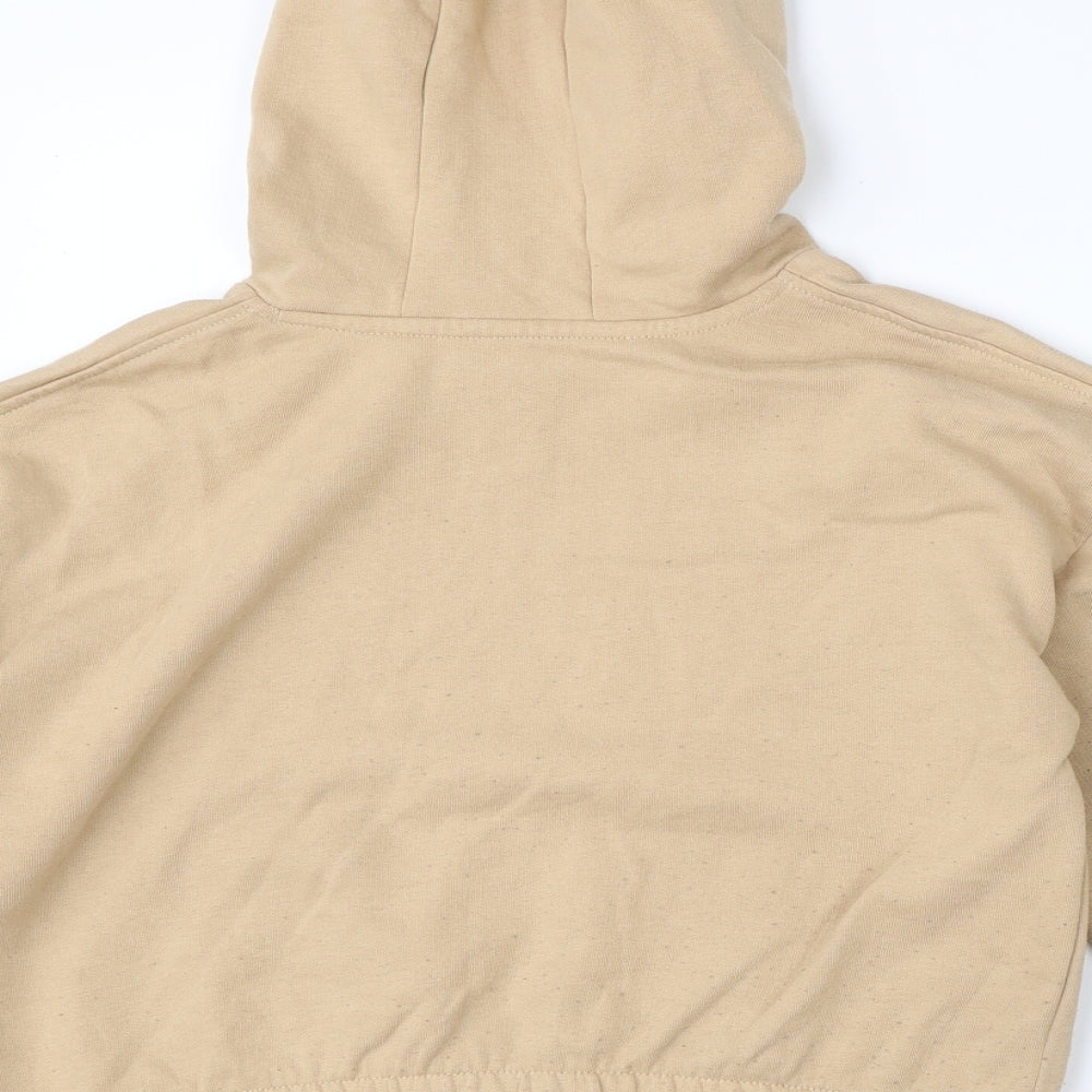 George Girls Brown  Cotton Pullover Hoodie Size 8-9 Years