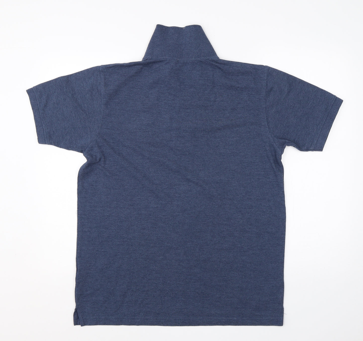 adidas Mens Blue  Cotton  Polo Size L Collared