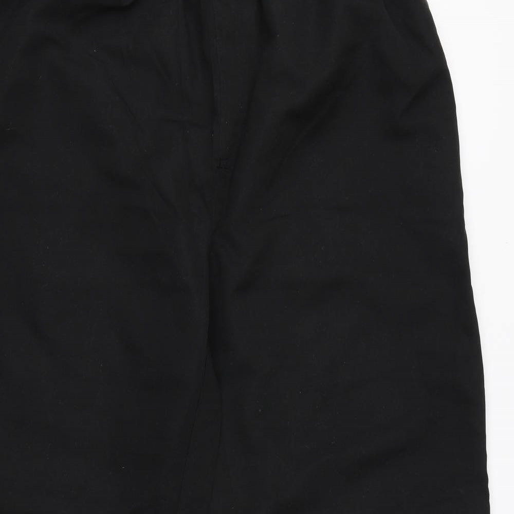 Preworn Mens Black  Polyester Jogger Trousers Size M L28 in Regular