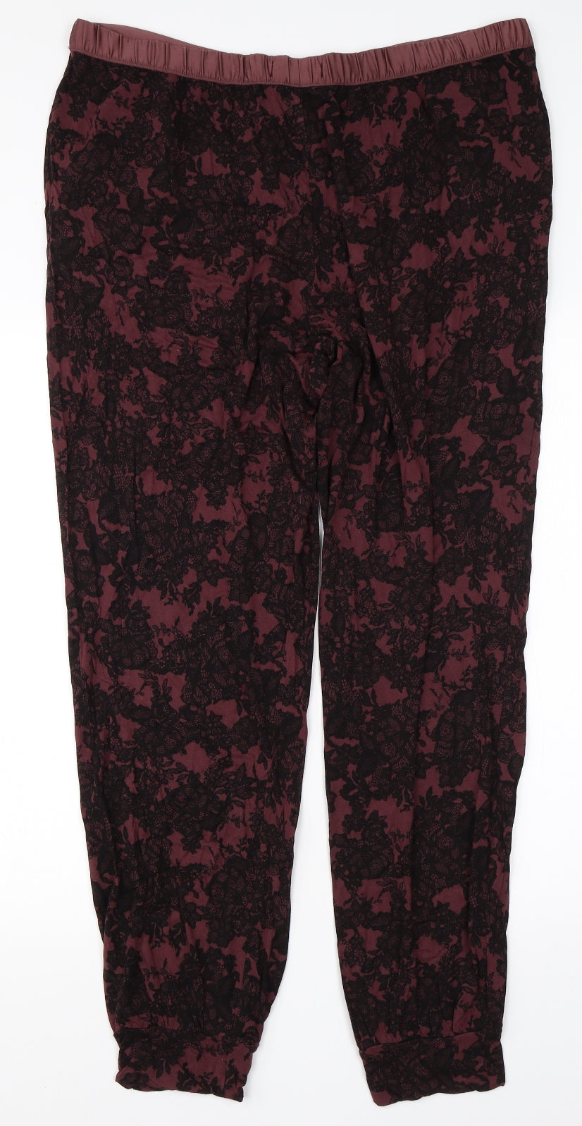 Autograph Womens Purple  Viscose  Pyjama Pants Size 16