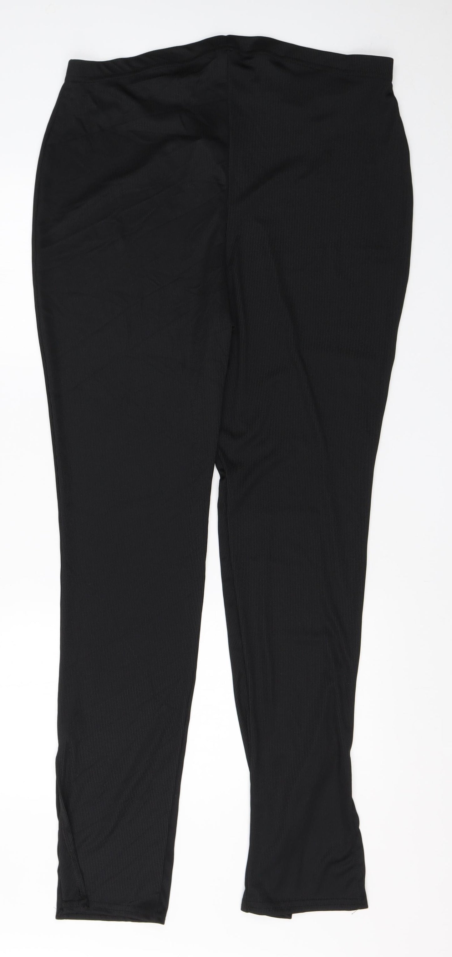 Boohoo Womens Black  Polyester Dress Pants Trousers Size 20 L30 in Regular