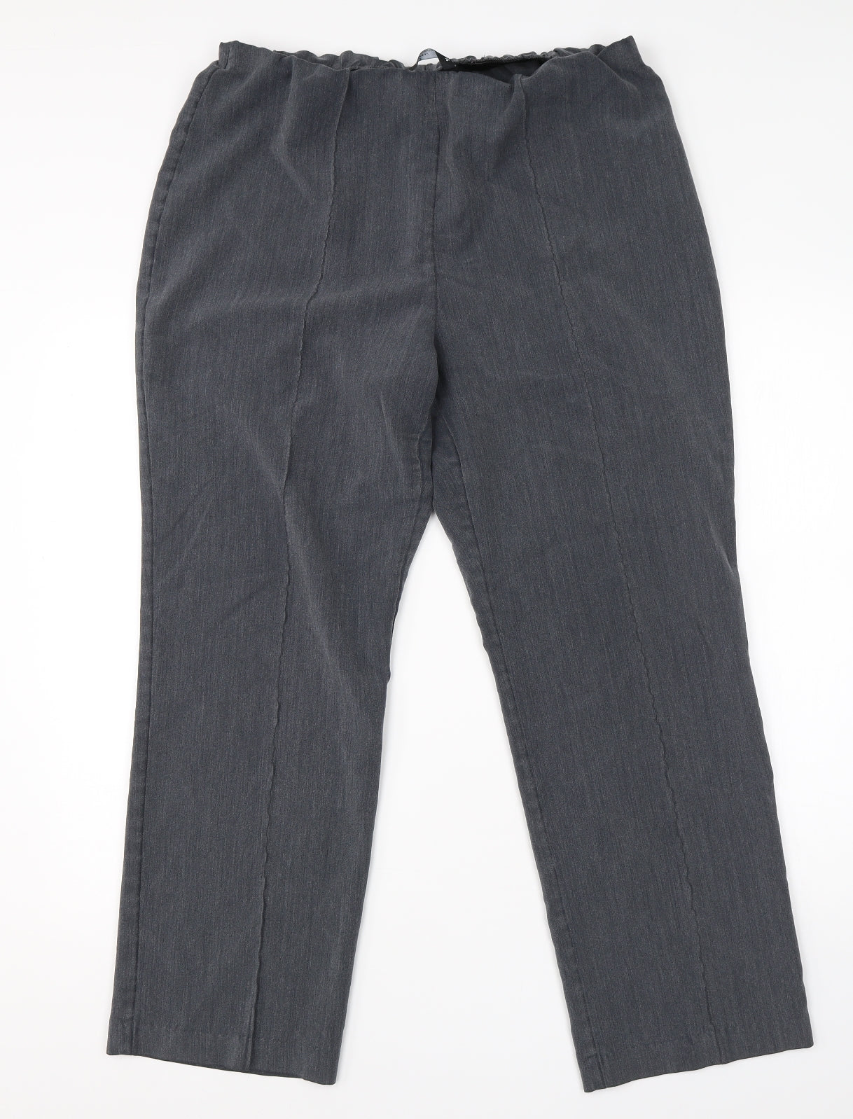 Boden Womens Grey  Polyester Dress Pants Trousers Size 16 L25 in Regular