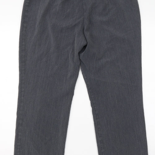 Boden Womens Grey  Polyester Dress Pants Trousers Size 16 L25 in Regular