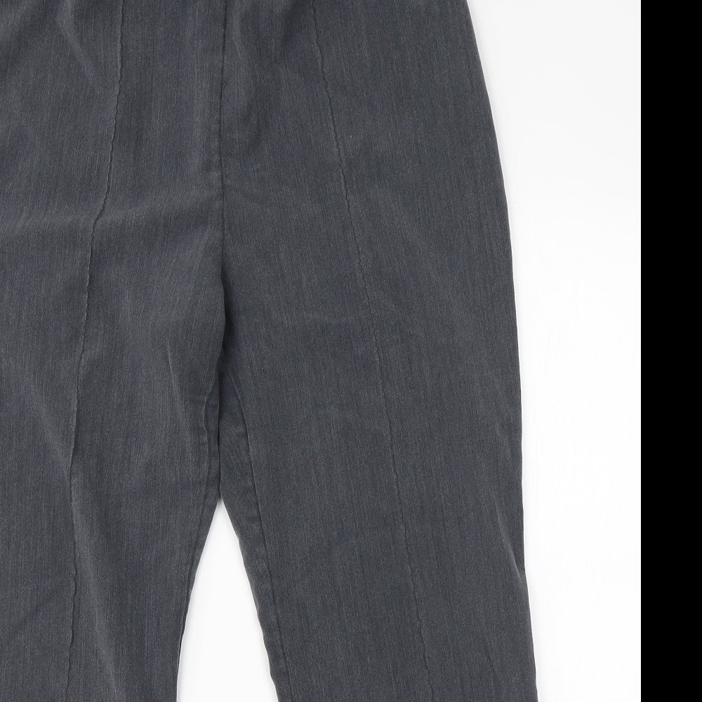 Boden Womens Grey  Polyester Dress Pants Trousers Size 16 L25 in Regular