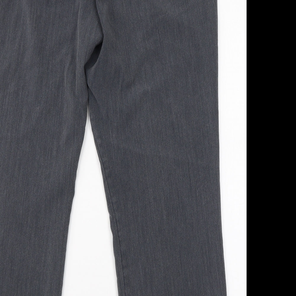 Boden Womens Grey  Polyester Dress Pants Trousers Size 16 L25 in Regular