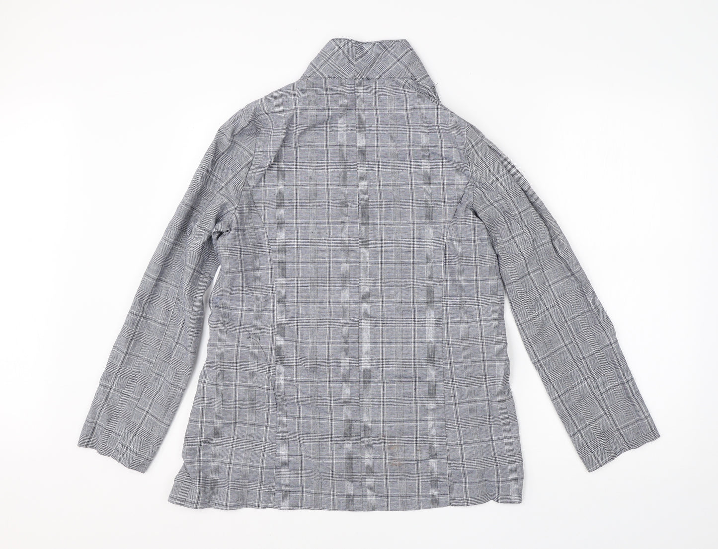 Primark Womens Blue Check  Jacket Blazer Size 12
