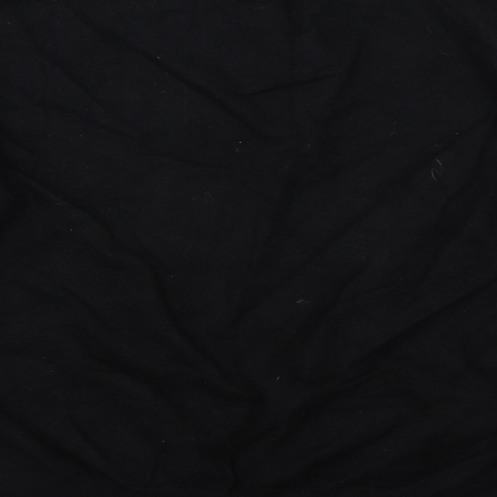 F&F Womens Black Round Neck  Viscose Pullover Jumper Size 12